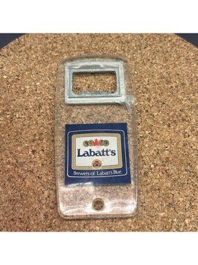 VINTAGE BOTTLE Opener Beer Themed - Labatt's